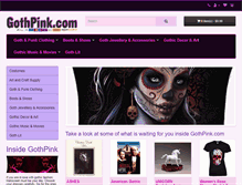 Tablet Screenshot of gothpink.com